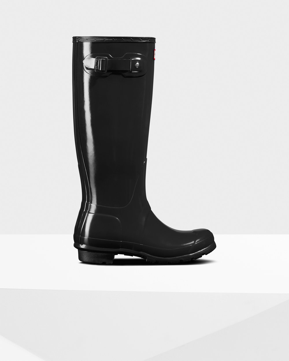 Hunter Mujer Original Gloss - Botas de Lluvia Negras - 071-JCDSFH